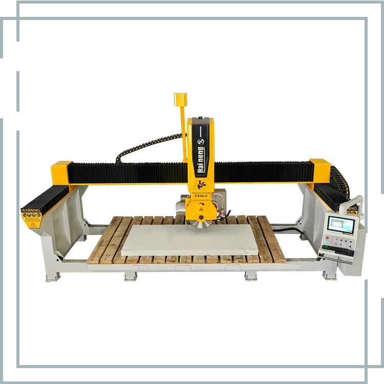 CNC 5 Axis Bridge Stone Cutting Machine